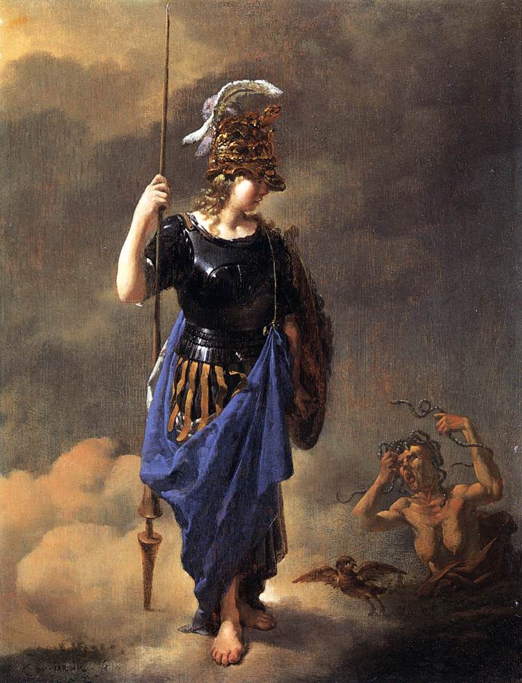 https://commons.wikimedia.org/wiki/File:Karel_Dujardin_-_Pallas_Athene_Visits_Invidia,_1652.jpg