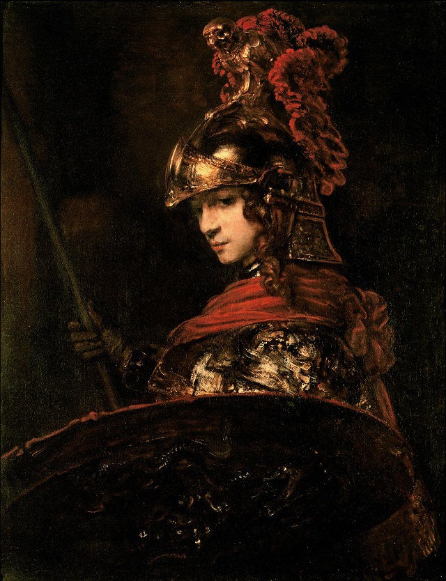https://commons.wikimedia.org/wiki/File:Pallas_Athena_or,_Armoured_Figure_by_Rembrandt_Harmensz._van_Rijn.jpg